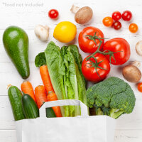 Papiertüten in Weiß mit den Maßen 160x320x450 mm, Hersteller: verpacking (Ansicht 3)