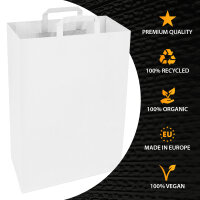 Papiertüten in Weiß mit den Maßen 160x320x450 mm, Hersteller: verpacking (Ansicht 5)