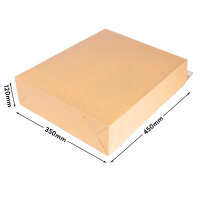 Shipping Bag (strong Paper) in Brown with dimensions 450x350x120 mm, Brand: verpacking (View 2)