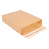 Shipping Bag (strong Paper) in Brown with dimensions 500x400x100 mm, Brand: verpacking  (Main Picture)
