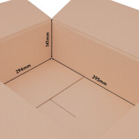 Folding Box with dimensions 400x300x150 mm, FEFCO 0201, Brand: verpacking (View 2)