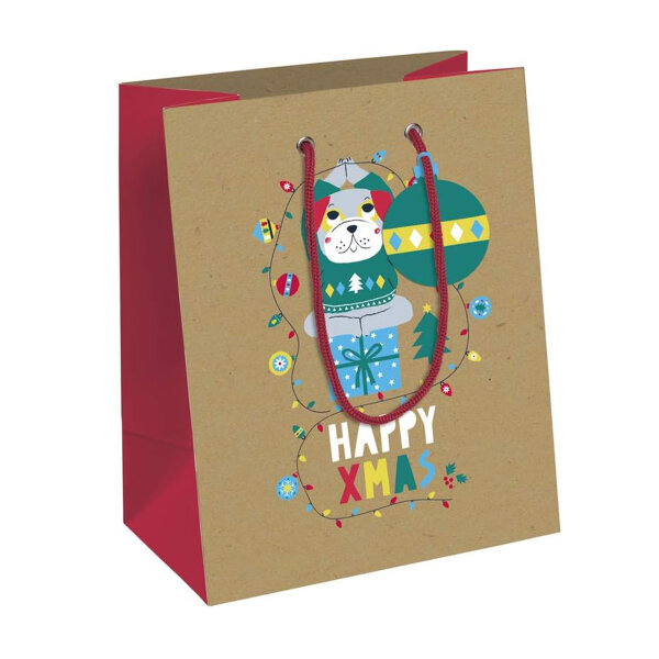 Clairefontaine gift bag 22 x 17 x 6 cm - Christmas Make a Wish
