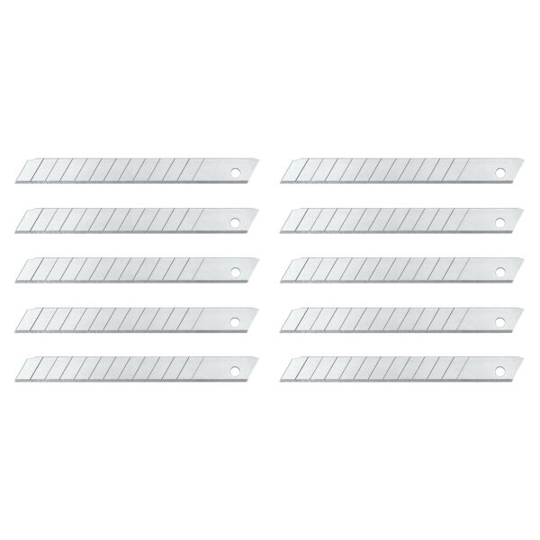 10x WEDO 789 Ersatzklingen Klingenbreite 9 mm für Cuttermesser Abbrechklingen