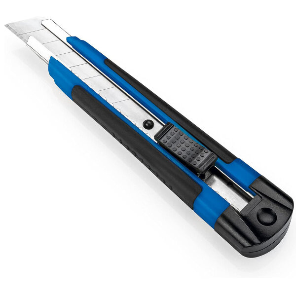 DAHLE 10875 Allround cutter knife 18 mm incl. 2 blades - blue/black