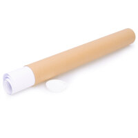 Versandhülse in Braun mit den Maßen 630x80 mm, Hersteller: verpacking (Ansicht 2)