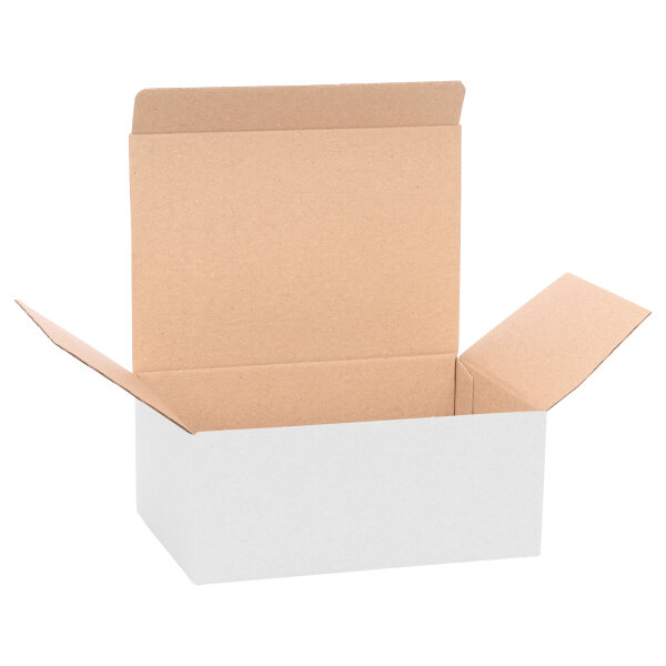 Faltschachtel mit Deckel 170x120x70 mm, weiß - PB1 Produktverpackung