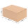 Gift wrapping, Hinged Folding Box in Brown with dimensions 170x120x70 mm, FEFCO 0215, Brand: verpacking (View 1)