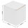 Geschenkverpackung, Faltschachtel in Weiss mit den Maßen 100x100x100 mm, FEFCO 0215, Hersteller: verpacking (Ansicht 1)