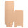 Gift wrapping, Hinged Folding Box in Brown with dimensions 100x100x100 mm, FEFCO 0215, Brand: verpacking (View 4)