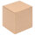 Gift wrapping, Hinged Folding Box in Brown with dimensions 100x100x100 mm, FEFCO 0215, Brand: verpacking (View 6)