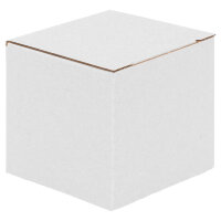 Gift wrapping, Hinged Folding Box in White with dimensions 75x75x75 mm, FEFCO 0215, Brand: verpacking (View 6)