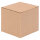 Gift wrapping, Hinged Folding Box in Brown with dimensions 75x75x75 mm, FEFCO 0215, Brand: verpacking (View 6)