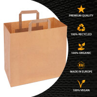 Paper Bags in Brown with dimensions 170x260x250 mm, Brand: verpacking (View 4)