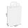 Paper Bags in White with dimensions 100x220x280 mm, Brand: verpacking (View 5)