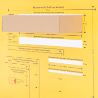 Maxi Letter Carton in Brown with dimensions 320x225x50 mm, DIN A4, FEFCO 0426, Brand: verpacking (View 3)