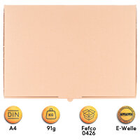 Maxi Letter Carton in Brown with dimensions 320x225x50 mm, DIN A4, FEFCO 0426, Brand: verpacking (View 4)