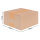 Folding Box in Brown with dimensions 150x150x80 mm, FEFCO 0201, Brand: verpacking (View 1)