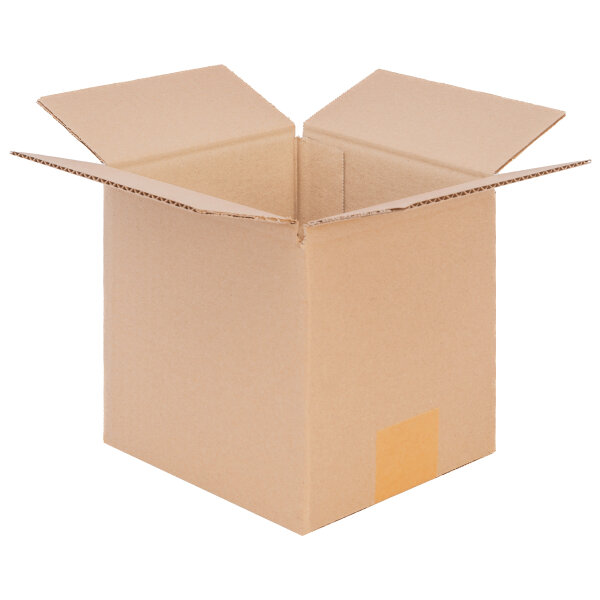 Faltkarton 150x150x150 mm höhenvariabel einwellig KK 06, Braun