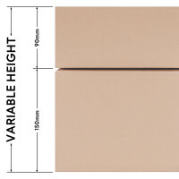 Folding Box in Brown with dimensions 195x155x150 mm, FEFCO 0201, Brand: verpacking (View 5)