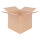 Faltkarton in Braun mit den Maßen 250x250x250 mm, FEFCO 0201, Hersteller: verpacking  (Hauptbild)