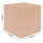 Faltkarton in Braun mit den Maßen 250x250x250 mm, FEFCO 0201, Hersteller: verpacking (Ansicht 1)