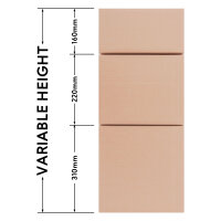 Folding Box in Brown with dimensions 300x300x300 mm, FEFCO 0201, Brand: verpacking (View 2)