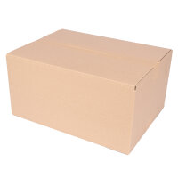 Folding Box in Brown with dimensions 400x300x200 mm, FEFCO 0201, Brand: verpacking (View 1)