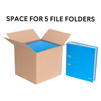 Faltkarton in Braun mit den Maßen 325x295x280 mm, FEFCO 0201, Hersteller: verpacking (Ansicht 4)