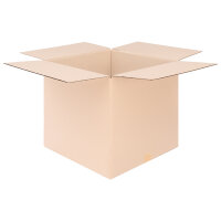 Folding Box in Brown with dimensions 500x500x500 mm, FEFCO 0201, Brand: verpacking  (Main Picture)