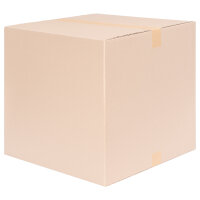 Folding Box in Brown with dimensions 500x500x500 mm, FEFCO 0201, Brand: verpacking (View 1)