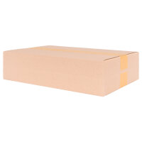Faltkarton in Braun mit den Maßen 350x250x100 mm, FEFCO 0201, Hersteller: verpacking  (Hauptbild)