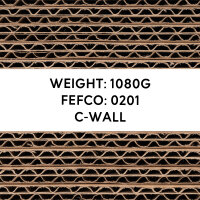 Folding Box in Brown with dimensions 595x595x590 mm, FEFCO 0201 (View 6)