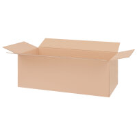 Folding carton, single wall, 800x400x250 mm KK 190, Brown