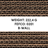 Faltkarton in Braun mit den Maßen 505x205x205 mm, FEFCO 0201, Hersteller: verpacking (Ansicht 8)
