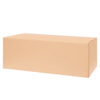 Faltkarton in Braun mit den Maßen 760x210x215 mm, FEFCO 0201, Hersteller: verpacking (Ansicht 1)