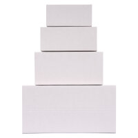 Faltkarton in Weiß mit den Maßen 255x180x110 mm, FEFCO 0201, Hersteller: verpacking (Ansicht 7)