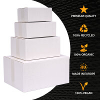 Folding Box in White with dimensions 300x215x140 mm, FEFCO 0201, Brand: verpacking (View 6)