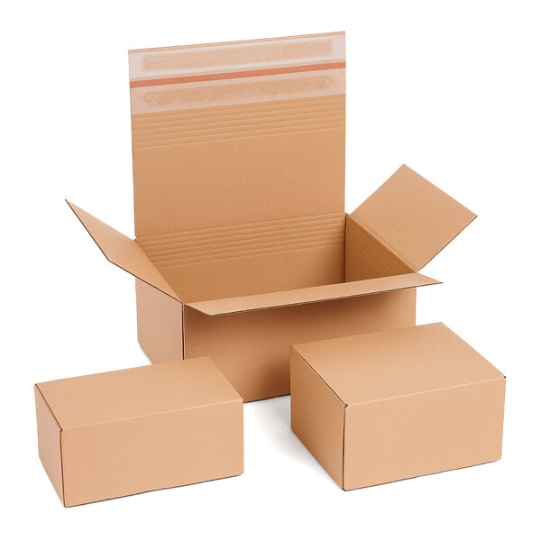 Automatic cartons from 100 mm, Brown