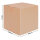 Faltkarton in Braun mit den Maßen 300x300x300 mm, FEFCO 0201, Hersteller: verpacking (Ansicht 1)