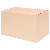 Faltkarton in Braun mit den Maßen 500x300x300 mm, FEFCO 0201, Hersteller: verpacking (Ansicht 1)