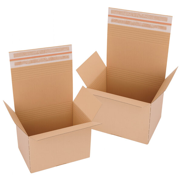 Automatic cartons from 400 mm, Brown, selectable size
