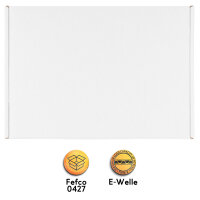 Large Letter Carton in White with dimensions 230x160x20 mm, DIN A5, FEFCO 0427, Brand: verpacking (View 4)