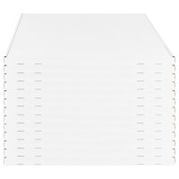 Großbriefkarton in Weiß mit den Maßen 350x250x20 mm, FEFCO 0427, Hersteller: verpacking (Ansicht 4)