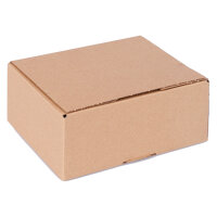 Automatikkarton in Braun mit den Maßen 160x130x70 mm, FEFCO 0703, Hersteller: verpacking  (Hauptbild)