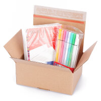 Automatikkarton in Braun mit den Maßen 160x130x70 mm, FEFCO 0703, Hersteller: verpacking (Ansicht 6)