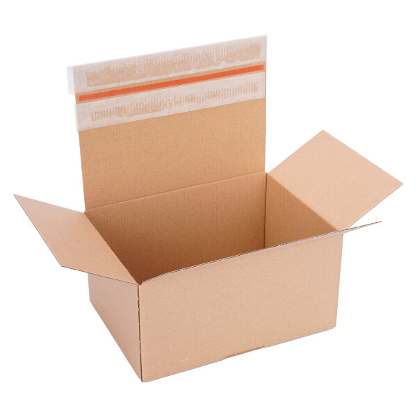 Automatikkarton VP 35: 230x165x115 mm, selbstklebend, Braun