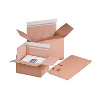 Automatikkarton in Braun mit den Maßen 460x309x300 mm, FEFCO 0703, Hersteller: verpacking (Ansicht 1)