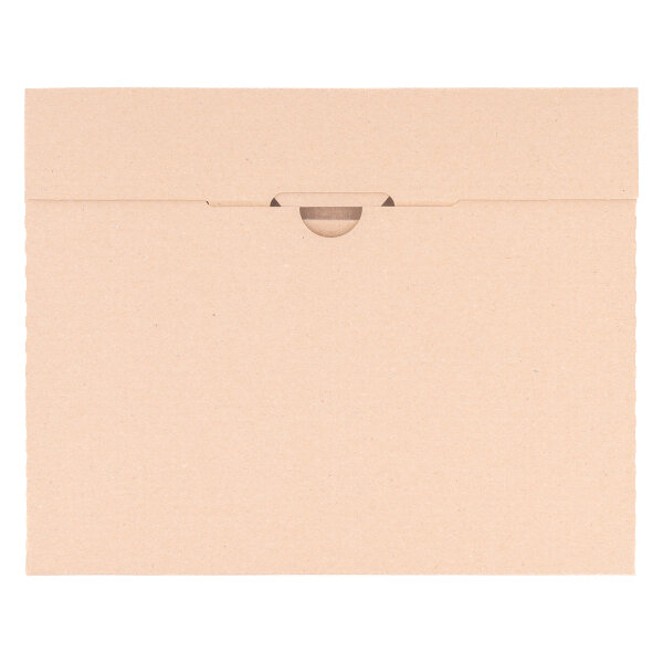 Großbriefkarton KV 1: 245x195x20 mm schnelle Faltart, Braun