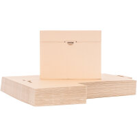 Großbriefkarton in Braun mit den Maßen 245x195x20 mm, FEFCO 0402, Hersteller: verpacking (Ansicht 5)