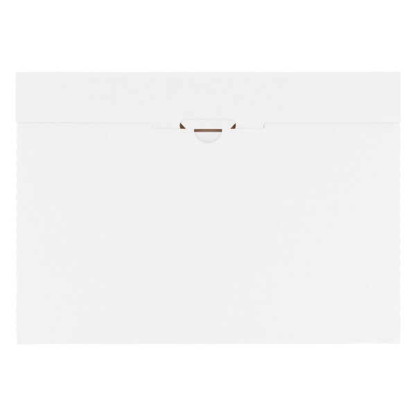 Großbriefkarton KV 2: 350x250x20 mm schnelle Faltart, Weiß
